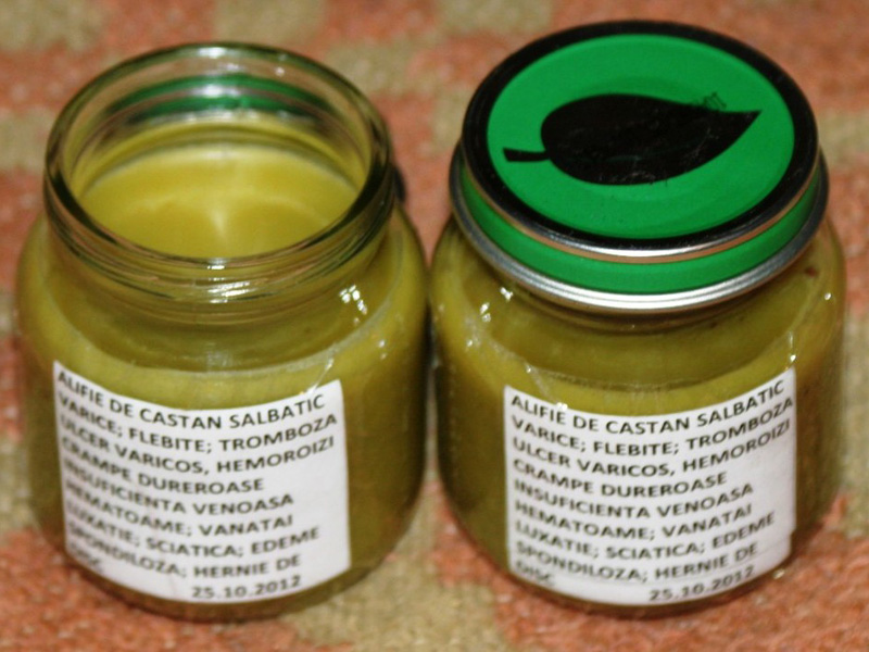 castan salbatic varice)